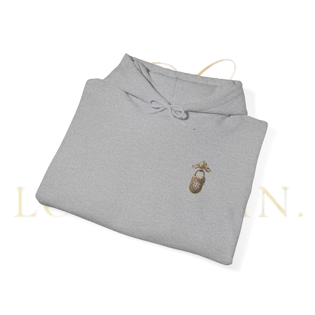 Locked In Crest hoodie featuring retro soccer design and country pride, with bold crest graphics on a comfortable hoodie.
