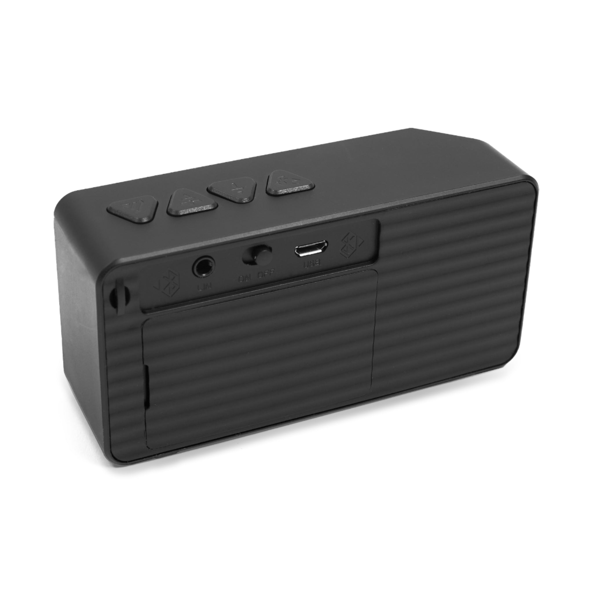 Printify Bluetooth speaker with "Move Different" tree graphic, portable accessories device for music on the go.