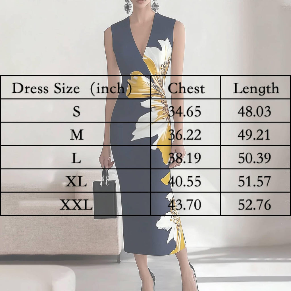 HVT women's sleeveless floral halter maxi dress, bodycon fit, perfect for wedding guests and parties, by Deal US.