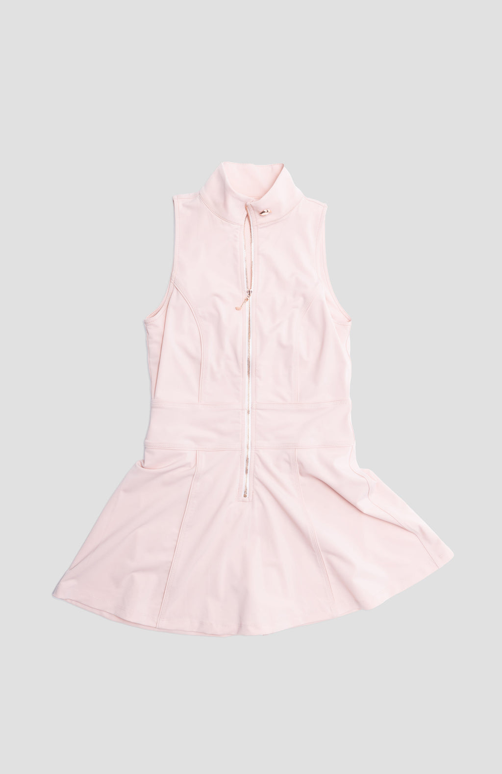 Pink ForeplayWomen’s Golf Dress by ForeplayGolf, stylish sleeveless golf dress with a fitted silhouette and sporty design.